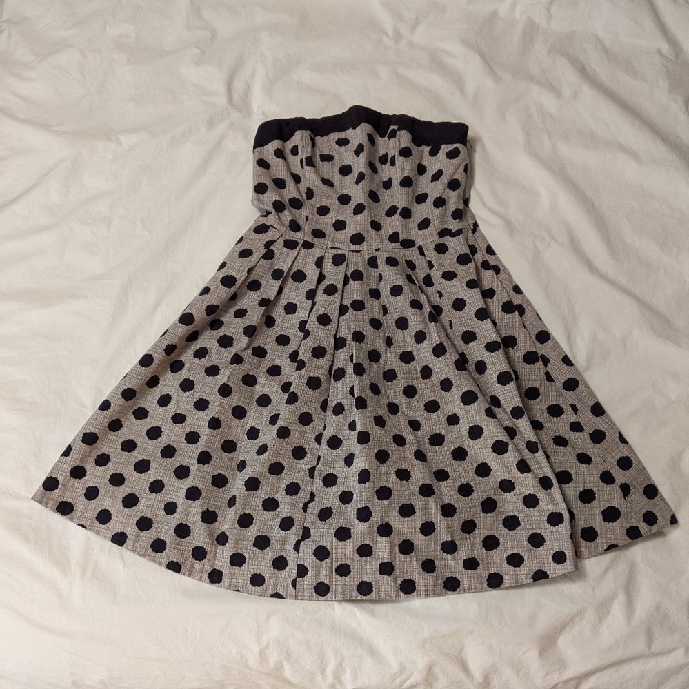 The Limited Strapless Polka Dot Dress Size 2